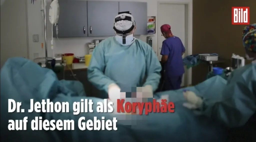 Bild.de - Dr. Jethon gilt als Koryphäe auf diesem Gebiet