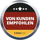 DISQTrust Siegel Von Kunden Empfohlen UGRS International Services GmbH