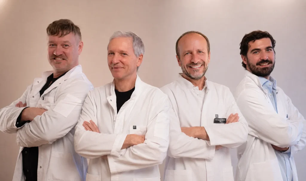 von links: DRS Hagen, Prof. Littara, Melone, Belli